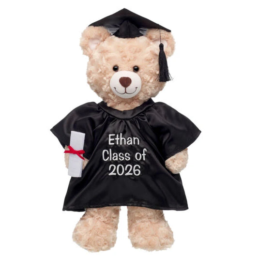Personalized Embroidered Black Graduation Set | Build A Bear - US 4682