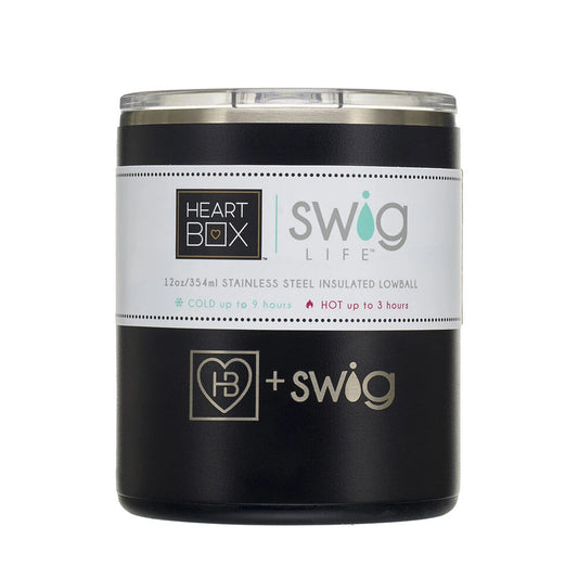 12 oz. HeartBox x Swig Life Stainless Steel Insulated Lowball | Build-A-Bear® - US 5814
