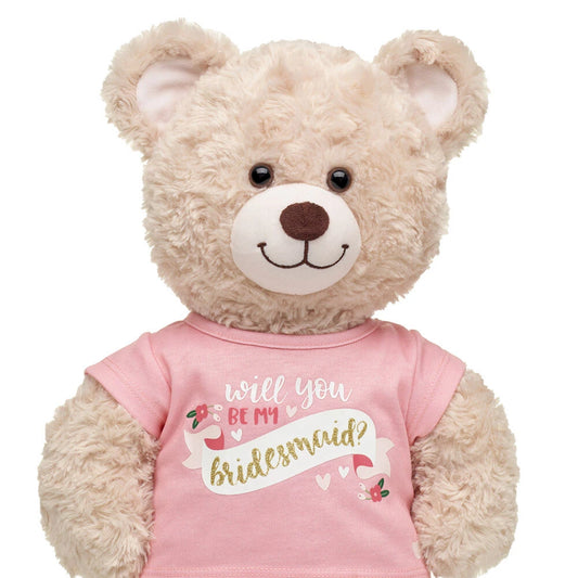"Will You Be My Bridesmaid?" T-Shirt for Stuffed Animals | Build-A-Bear® - US 6388