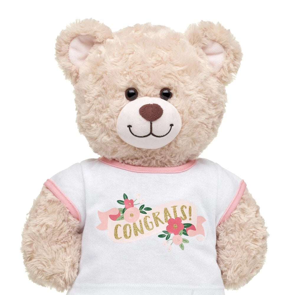 Floral Congrats T-Shirt for Stuffed Animals | Build-A-Bear® - US 7171