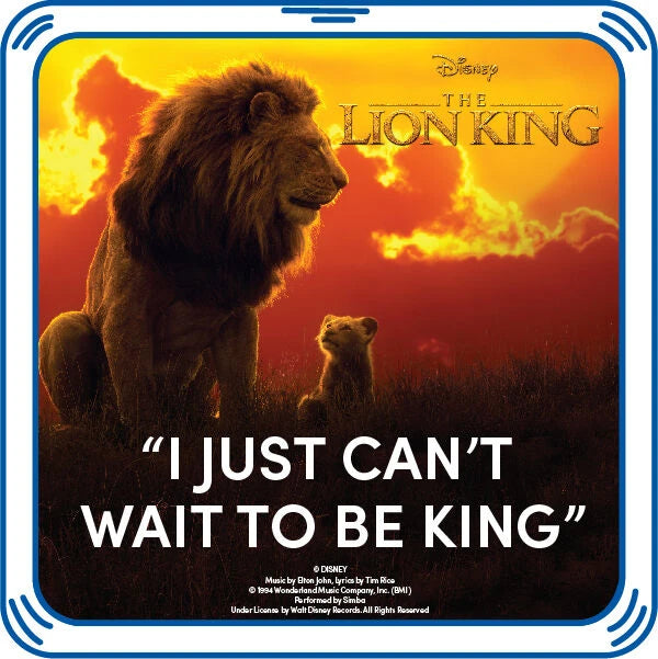 "I Just Can't Wait to Be King" Plush Toy Sound Chip | Build-A-Bear® - US 7782