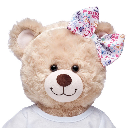 Build-A-Bear | Girl Scout Doodle Print Bow Headband - US 1741