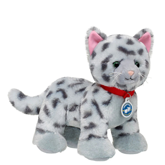 Promise Pets Ocicat Stuffed Animal w/ Pink Bed | Build-A-Bear - US 2434