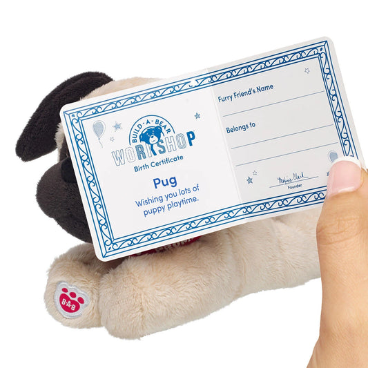 Build-A-Bear Mini Beans Promise Pets Pug Stuffed | BAB - US 2015