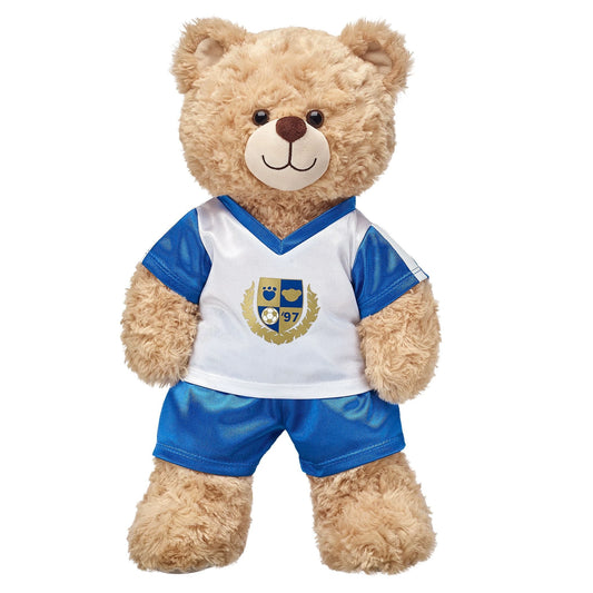 Blue & White Soccer Uniform 2 pc. for Stuffed Animals | Build-A-Bear® - US 1701