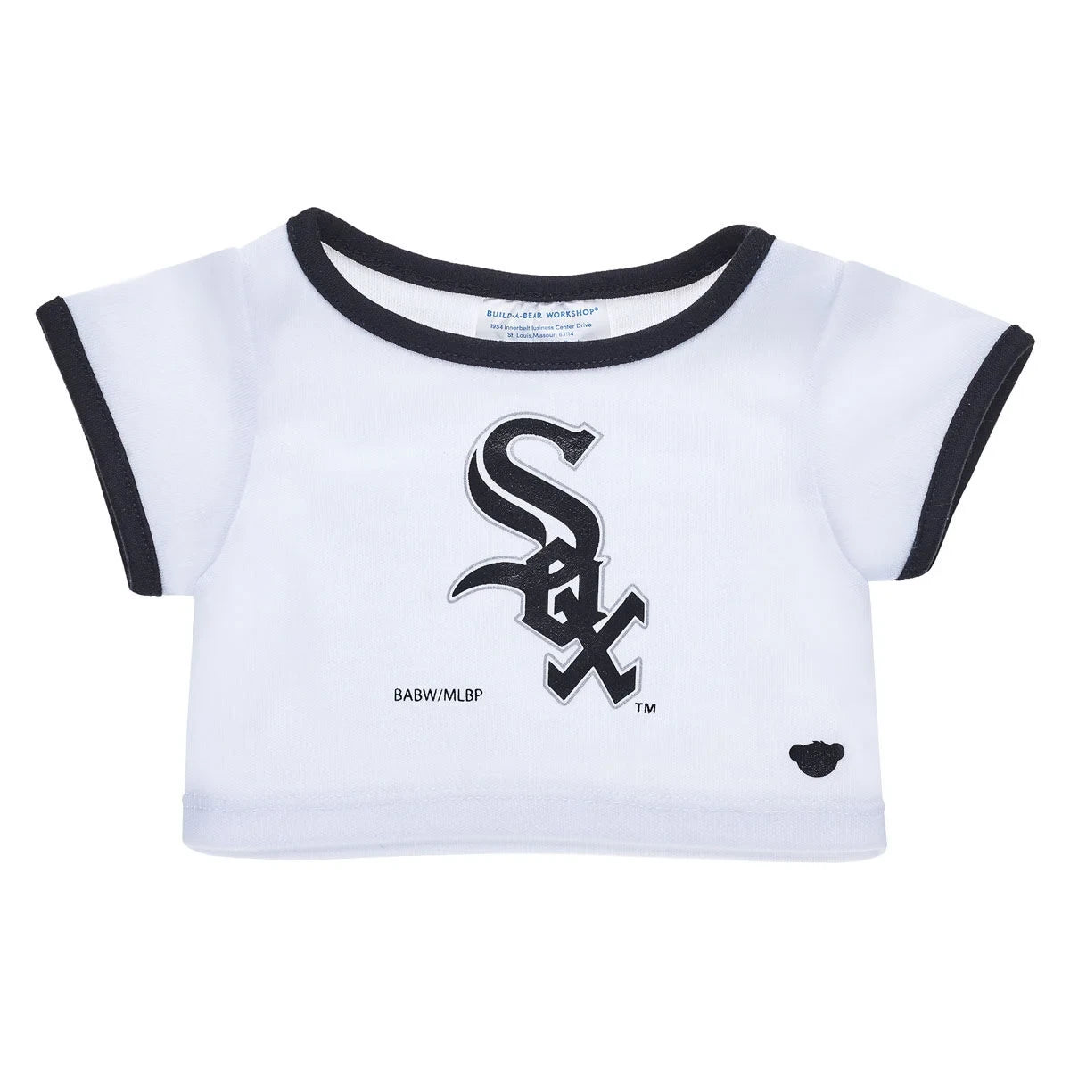 Chicago White Sox Baseball T-Shirt for Stuffed Animals | Build-A-Bear - US 5067