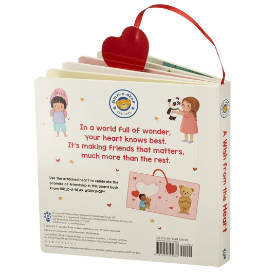 "A Wish from the Heart" Board Book | Build-A-Bear® - US 1426