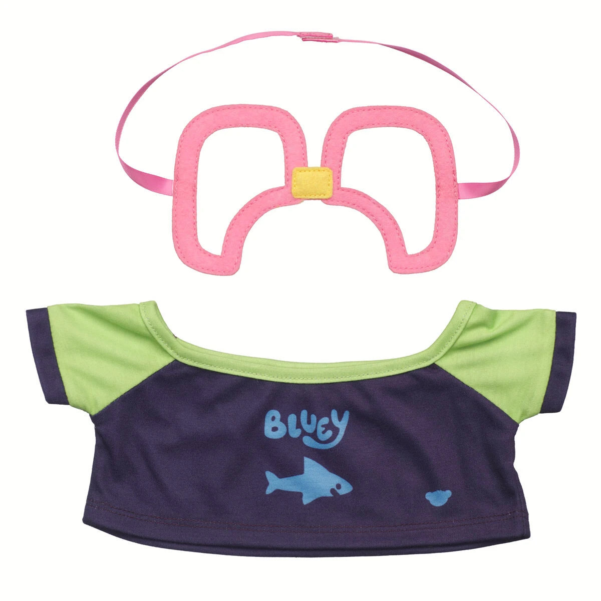 Bluey Swim Shirt & Goggle Set | Build-A-Bear - US 7487