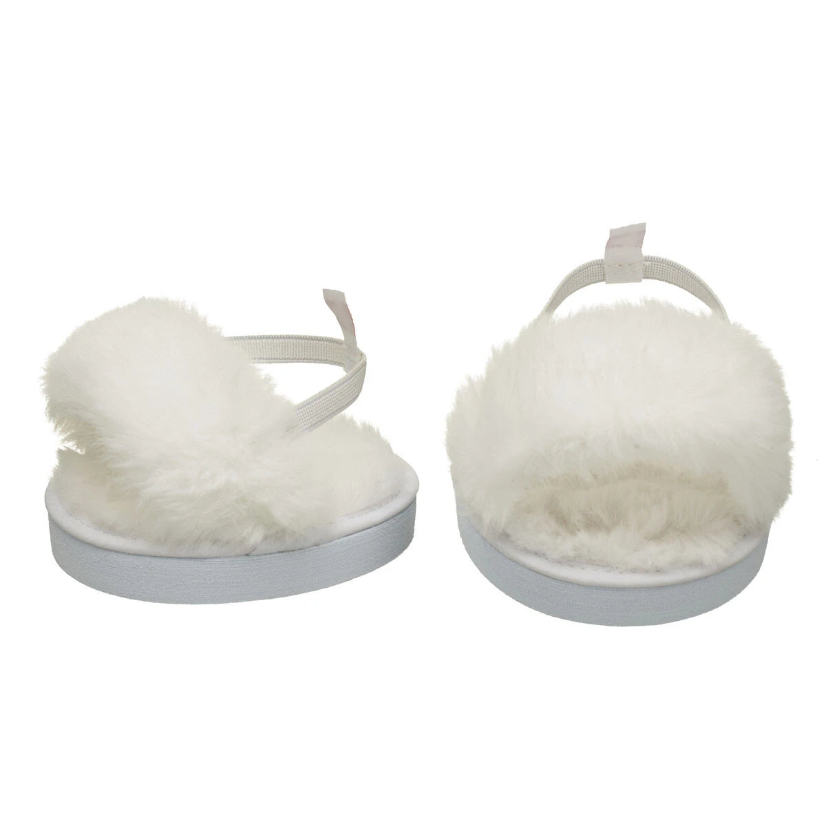 White Fuzzy Slippers for Plush Toys | Build-A-Bear® - US 6310