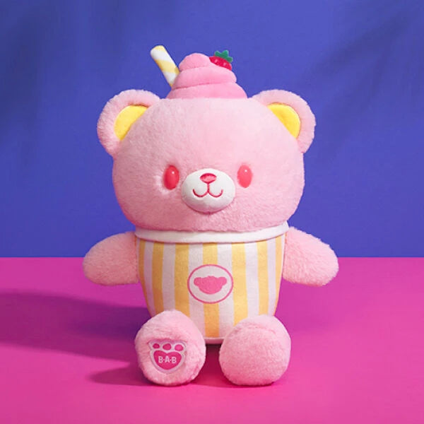 Strawberry Lemonade Bear Slushie Plushie | Build-A-Bear - US 8042