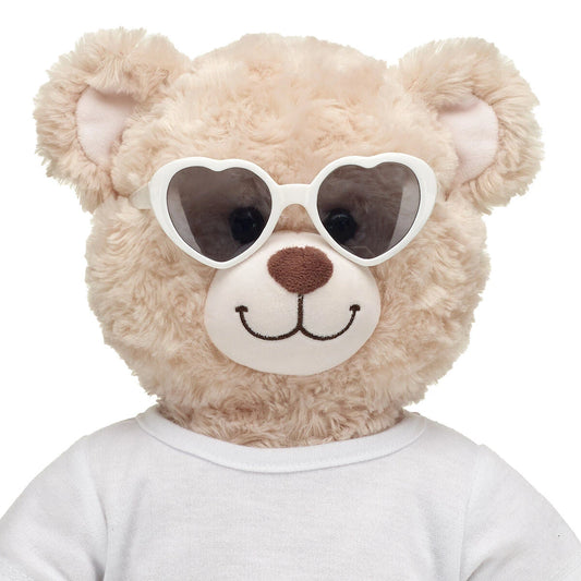 White Heart Sunglasses for Stuffed Animals | Build-A-Bear® - US 4072