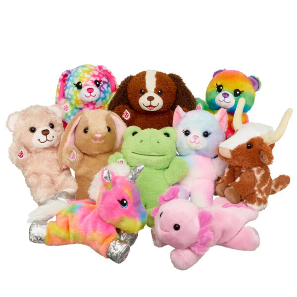 Build-A-Bear Mini Beans Spring Green Frog Stuffed Animal - US 4704