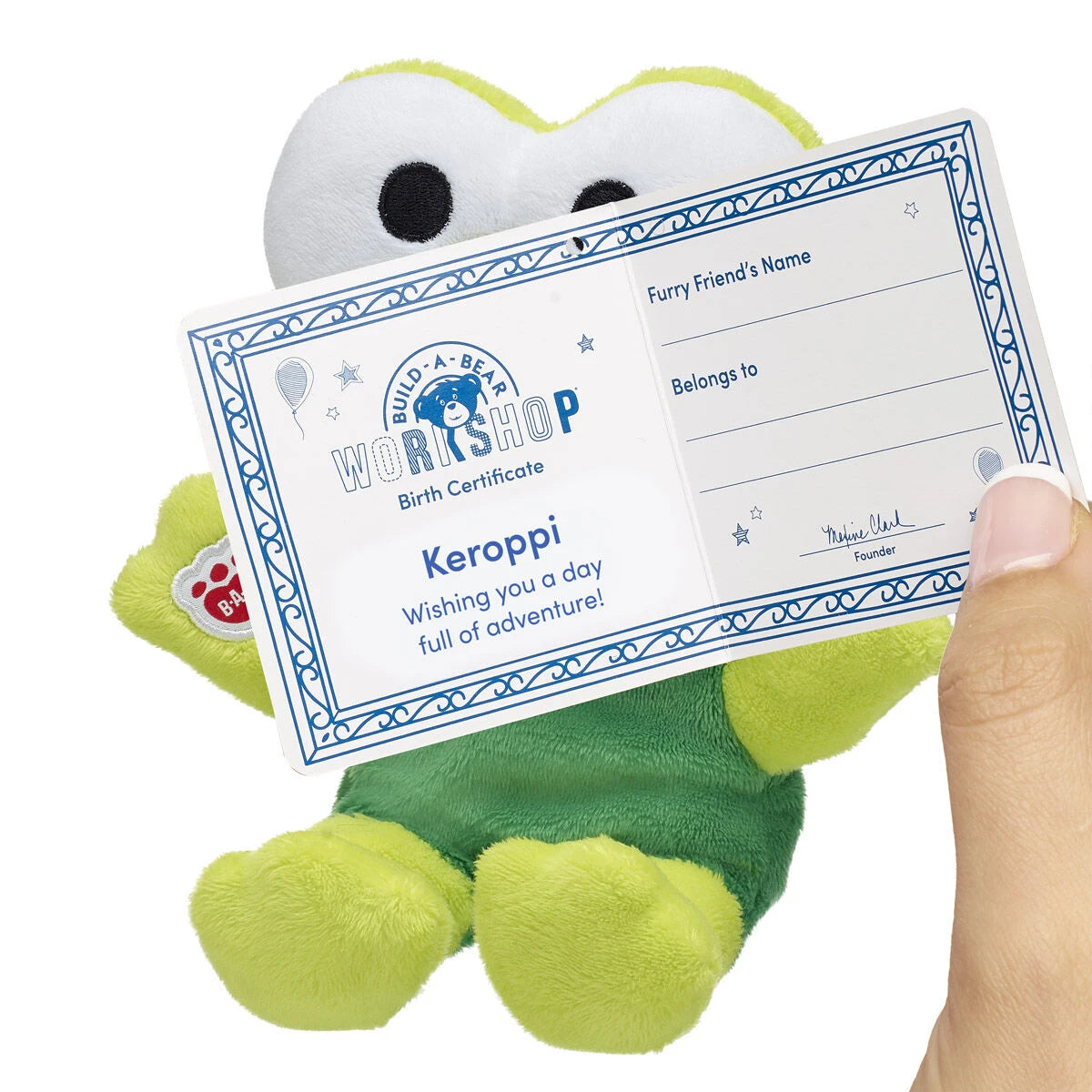 Mini Beans® Hello Kitty® and Friends Keroppi™ Plush | Build-A-Bear - US 7099