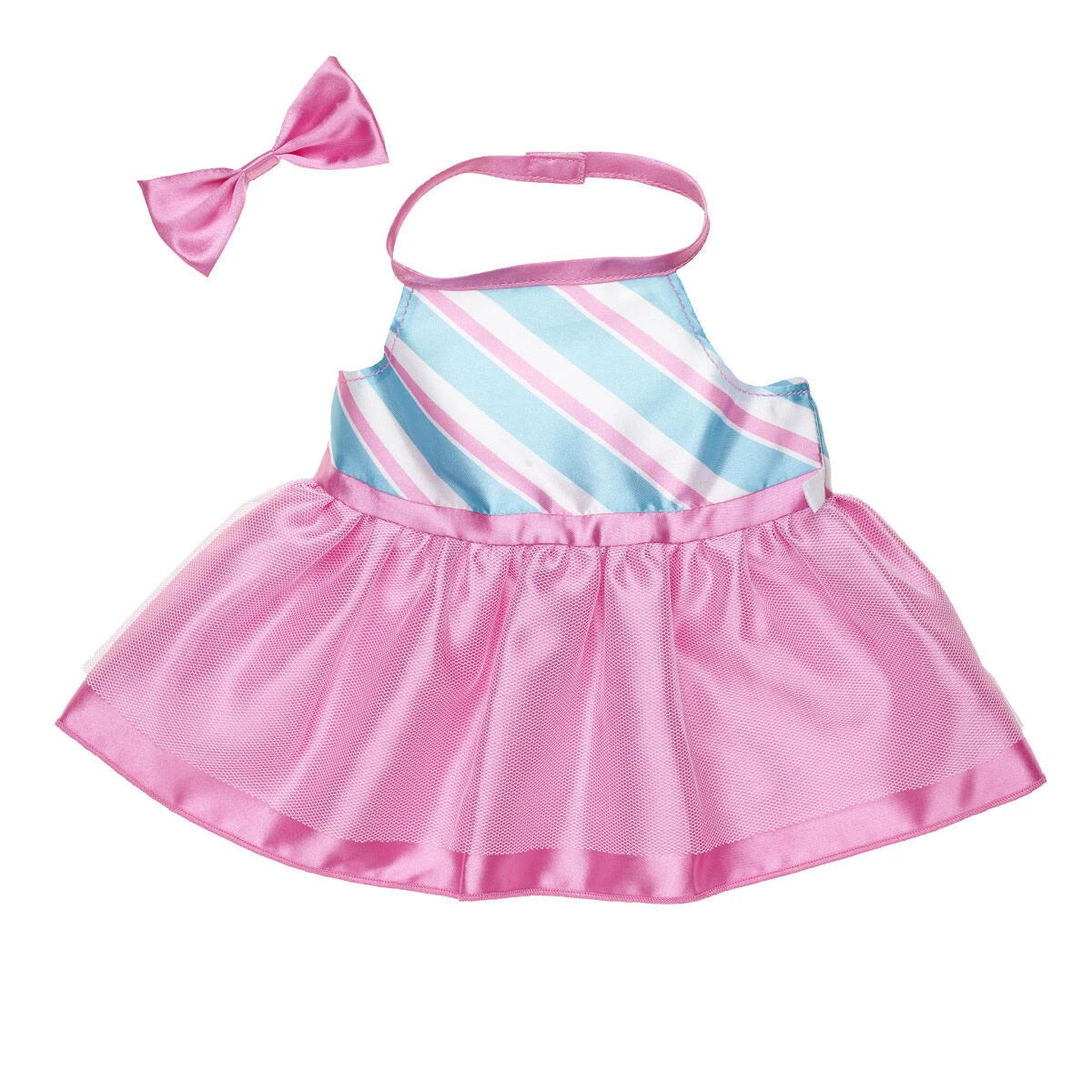 Pink Axolotl Soft Toy with Peppermint Dress | Build-A-Bear - US 9420
