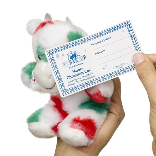Mini Beans Mooey Christmas Cow Plush Toy | Build-A-Bear® - US 6072