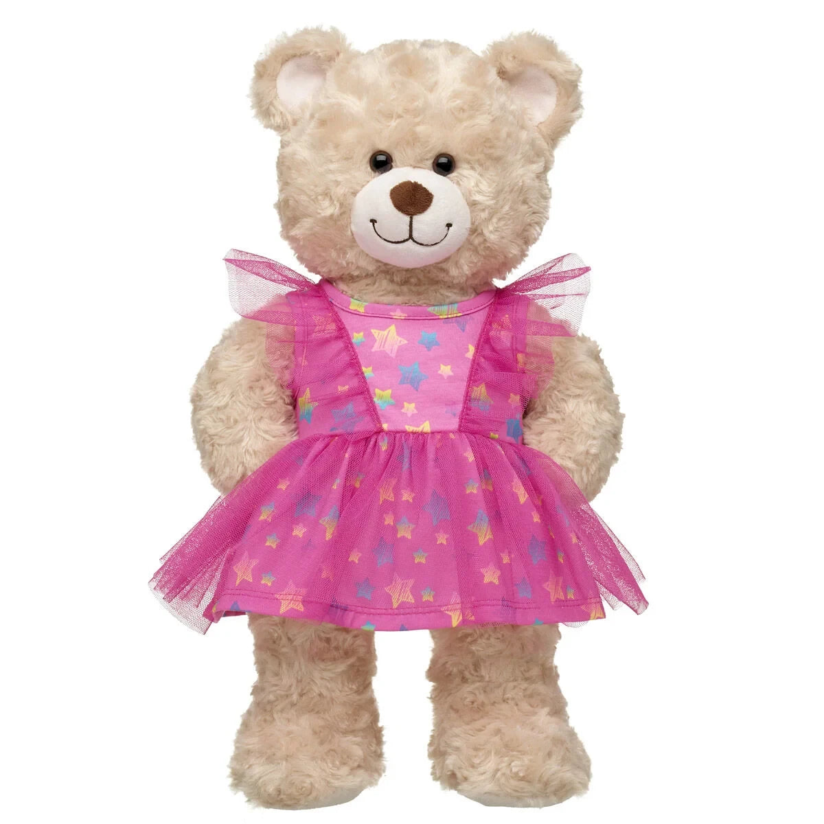 Pink Stars Tulle Sleeve Dress for Plush Toys | Build-A-Bear® - US 4375