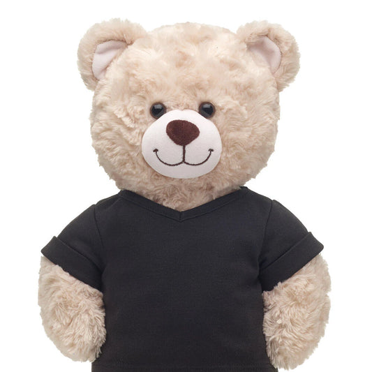 Online Exclusive Black V-Neck T-Shirt | Build-A-Bear - US 4157