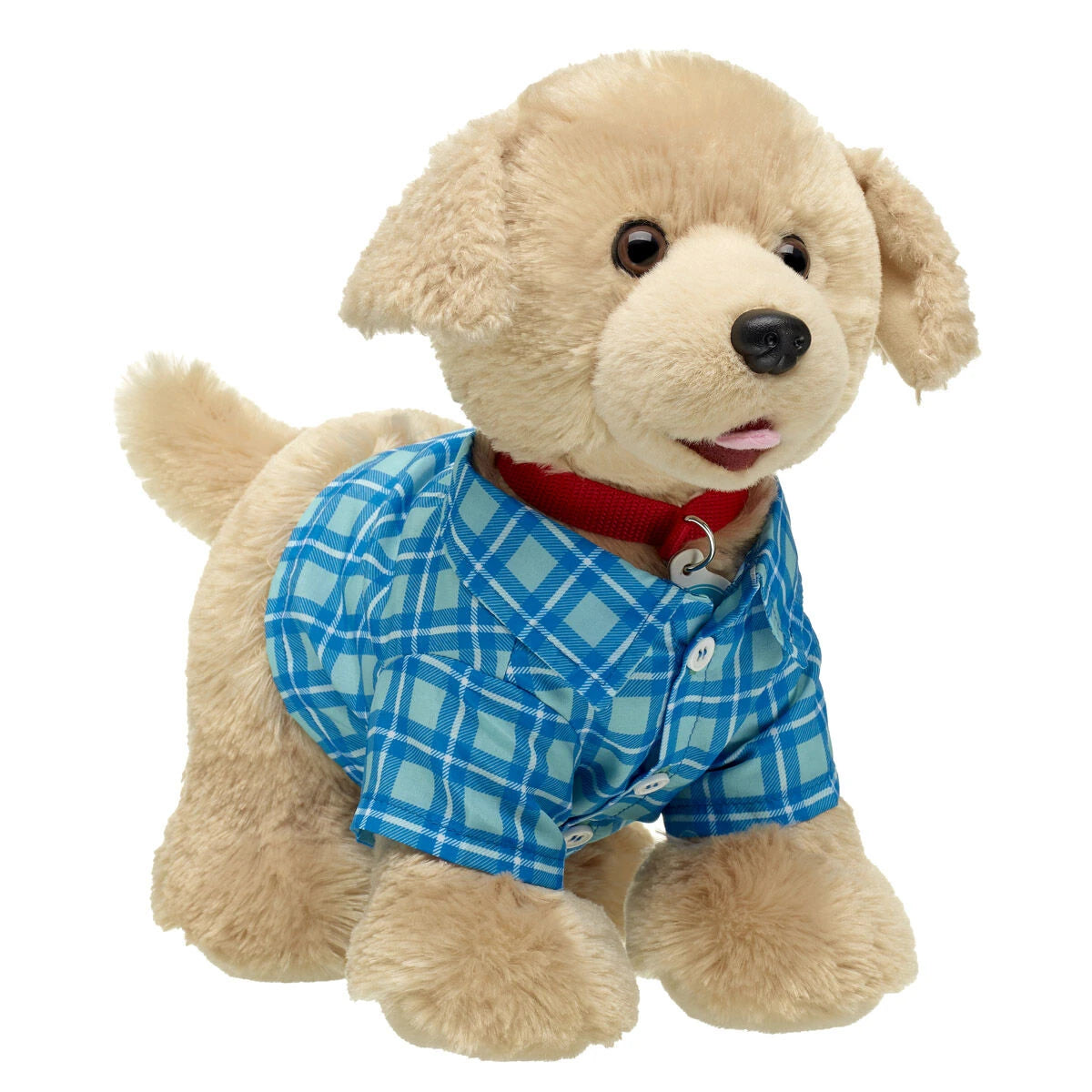 Blue Check T-Shirt for Stuffed Animals - US 3145