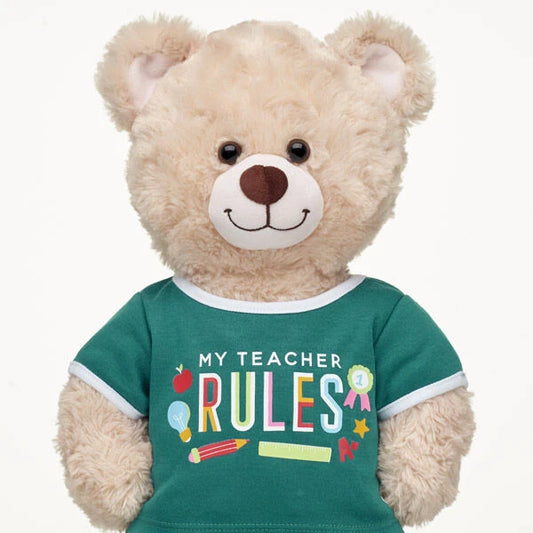 My Teacher Rules T-Shirt for Stuffed Animals | Build-A-Bear® - US 1373