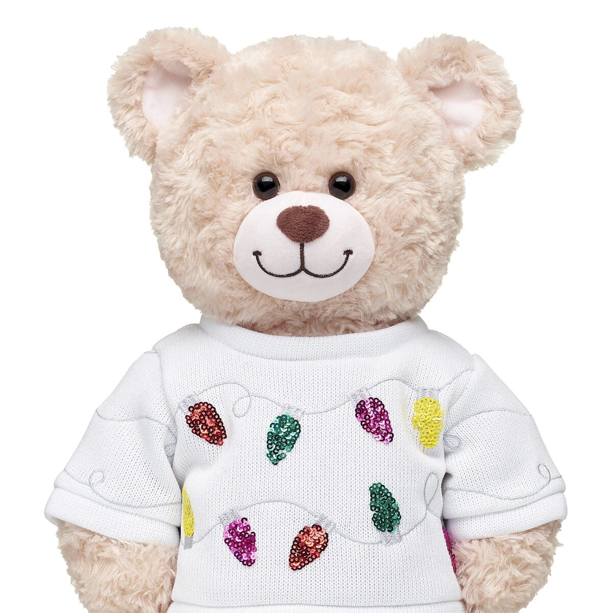 Tipsy Elves Sequin Lights Ugly Christmas Sweater for Stuffed Animals | Build-A-Bear® - US 6473