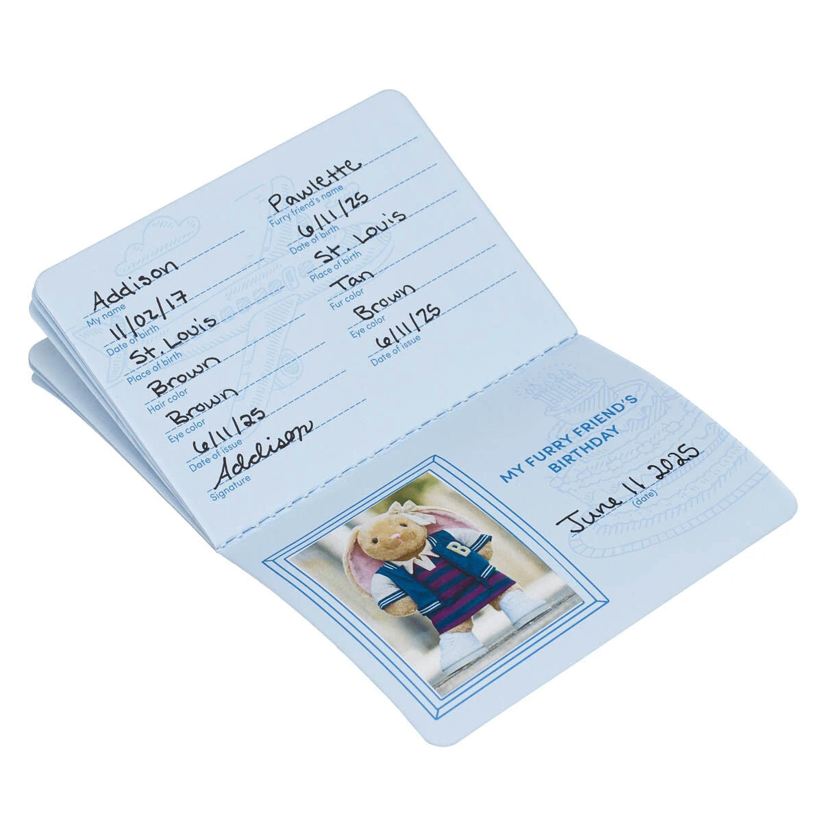 Build-A-Bear® Pawsport - US 2428