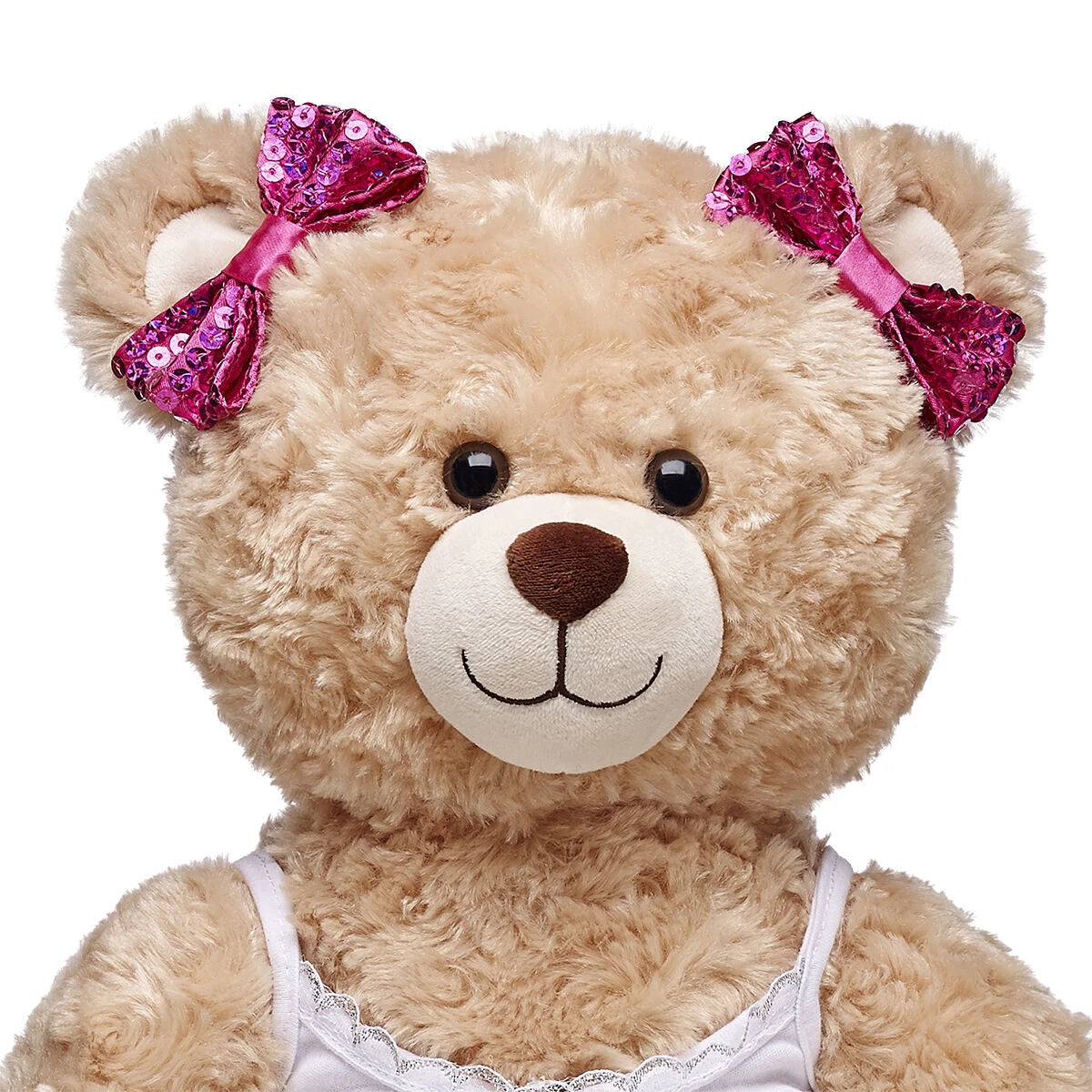 Fuchsia Sequin Bows 2 pc. for Stuffed Animals | Build-A-Bear® - US 6372