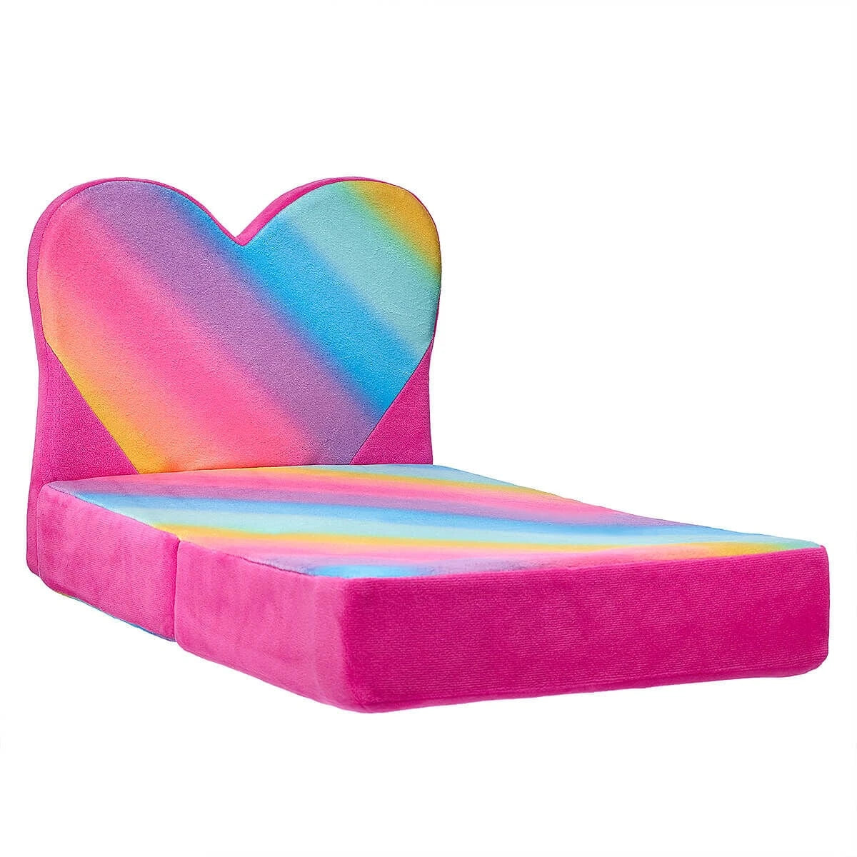 Rainbow Heart Chair Bed for Stuffed Animals | Build-A-Bear® - US 6773