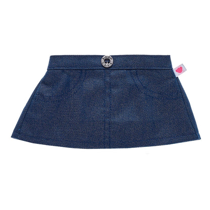 Sparkly Denim Skirt for Stuffed Animals | Build-A-Bear® - US 3491