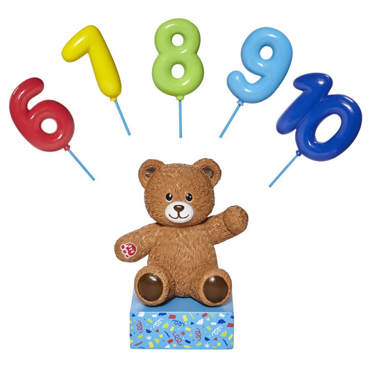 Build-A-Bear® Brown Bear Base with CeleBEARate Balloon Inserts (6-10) - US 2086