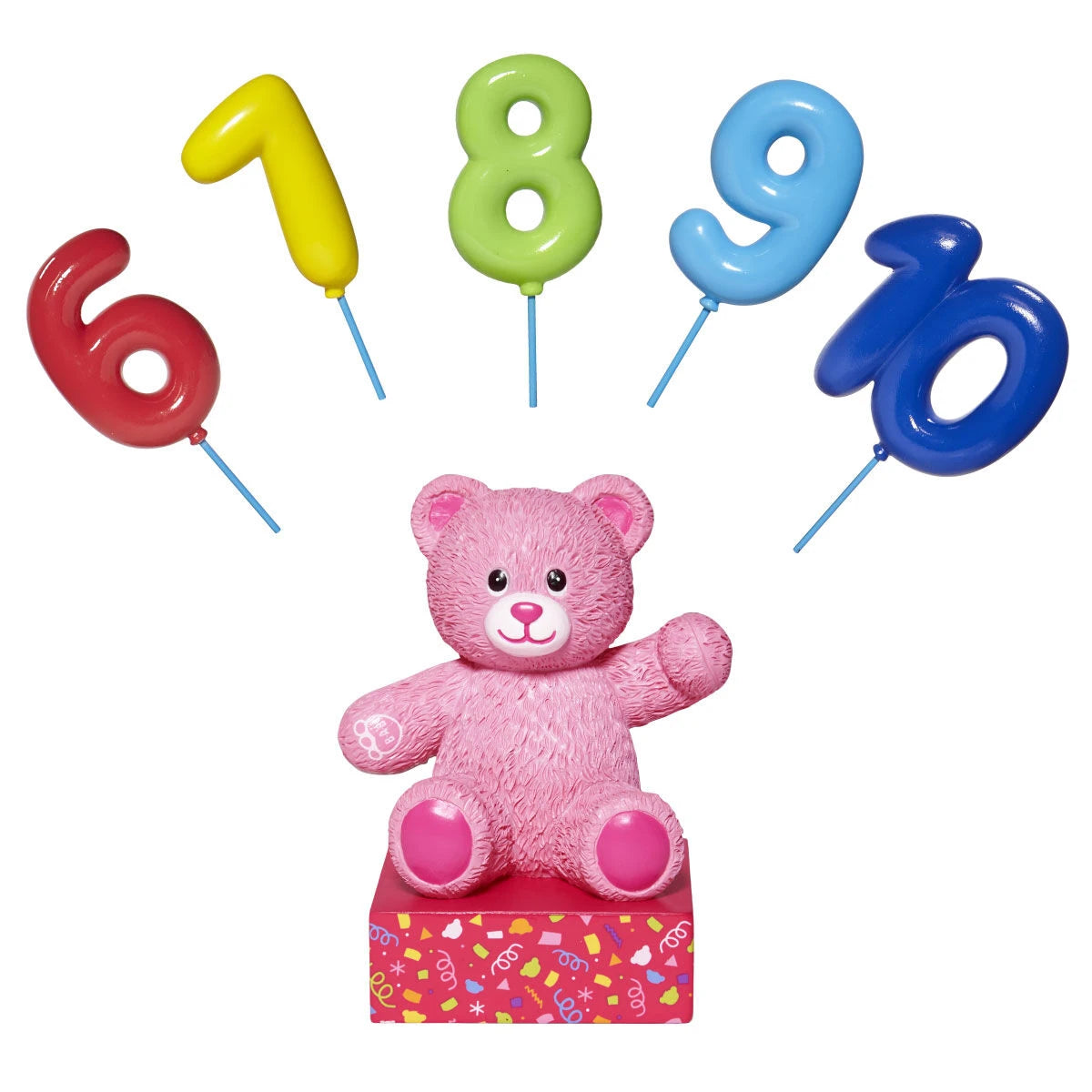 Build-A-Bear® Pink Bear Base with CeleBEARate Balloon Inserts (6-10) - US 7382