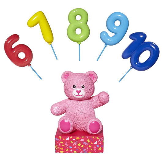 Build-A-Bear® Pink Bear Base with CeleBEARate Balloon Inserts (6-10) - US 7382