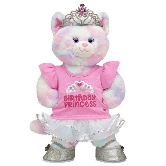 Plush Pastel Swirl Kitty Birthday Gift Set - US 3918