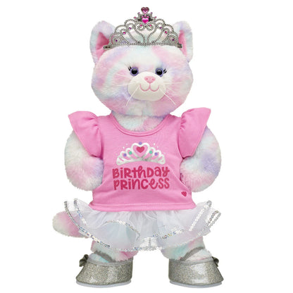 Plush Pastel Swirl Kitty Birthday Gift Set - US 8241