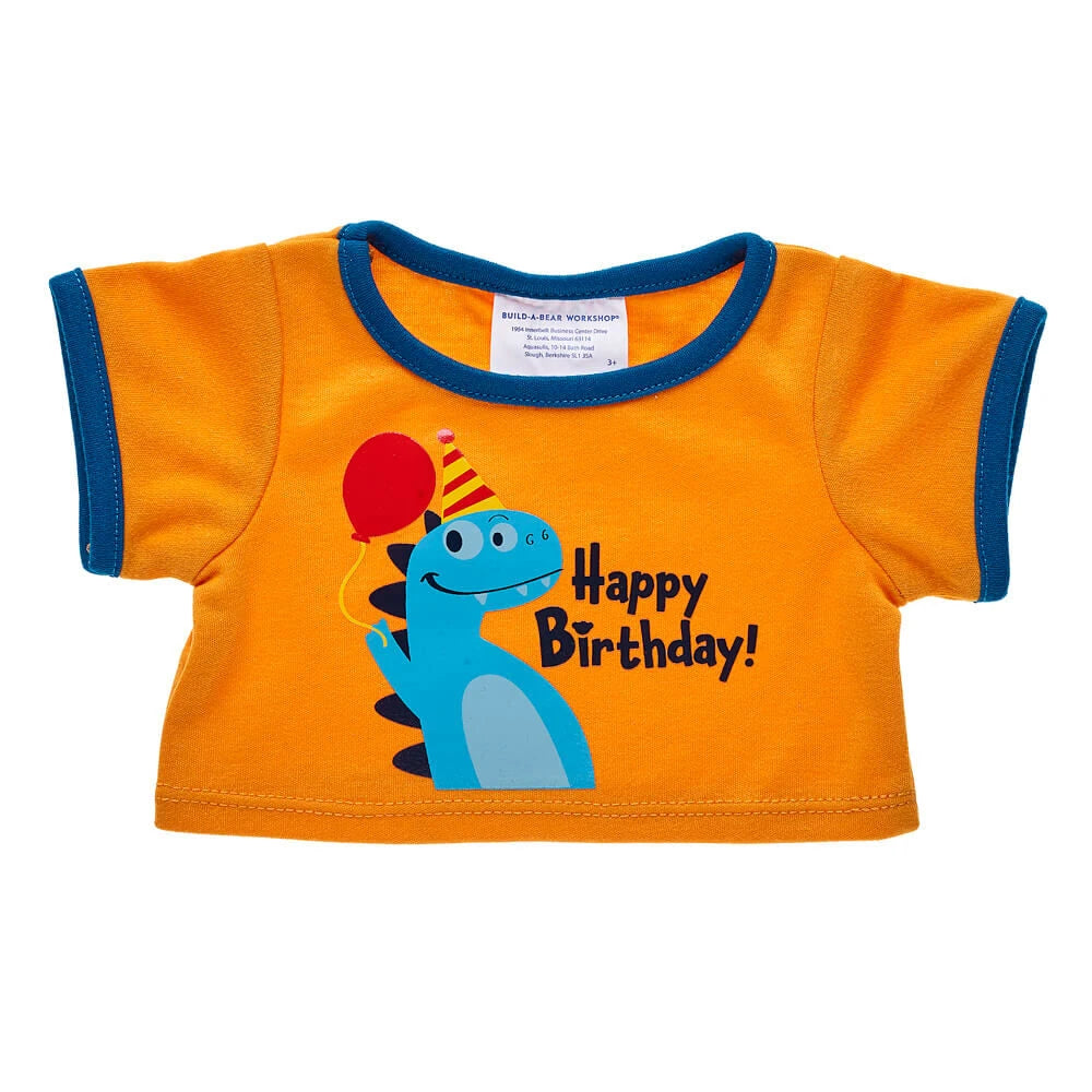 Dinosaur Birthday T-Shirt for Stuffed Animals | Now at Build-A-Bear® - US 4484