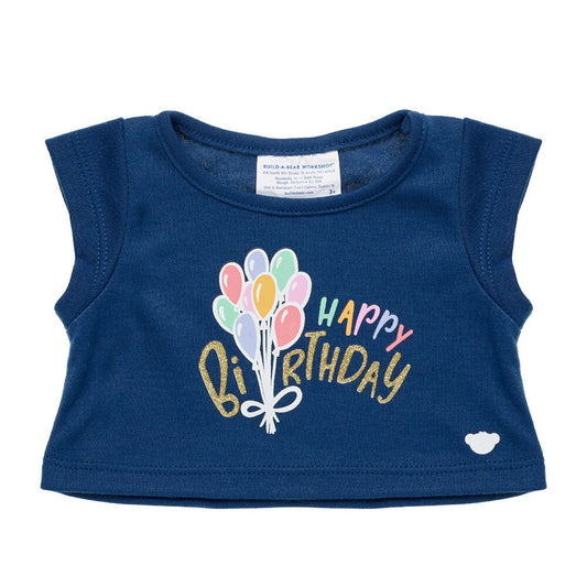 Birthday Balloons T-Shirt for Stuffed Animals | Build-A-Bear® - US 4580