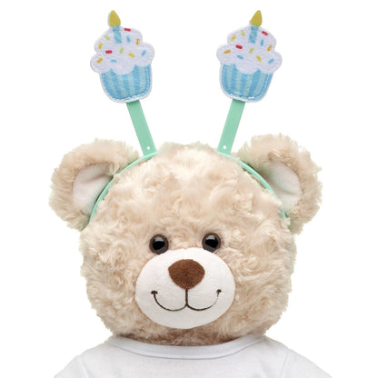 Birthday Cupcake Headband for Plush Toys - US 4391