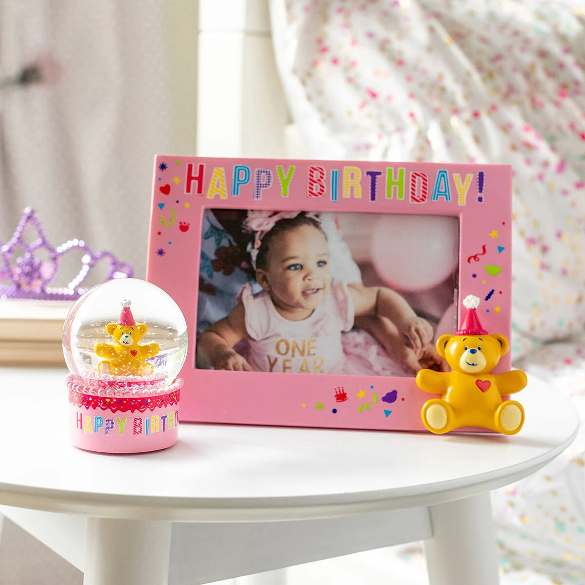 Build-A-Bear® Happy BEARthday! Pink Photo Frame - US 6469