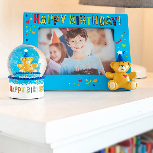 Build-A-Bear® Happy BEARthday! Blue Photo Frame - US 4974