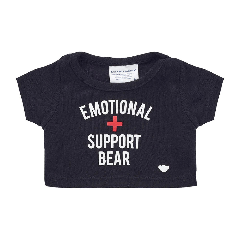 Emotional Support Bear T-Shirt for Stuffed Animals | Build-A-Bear® - US 5484