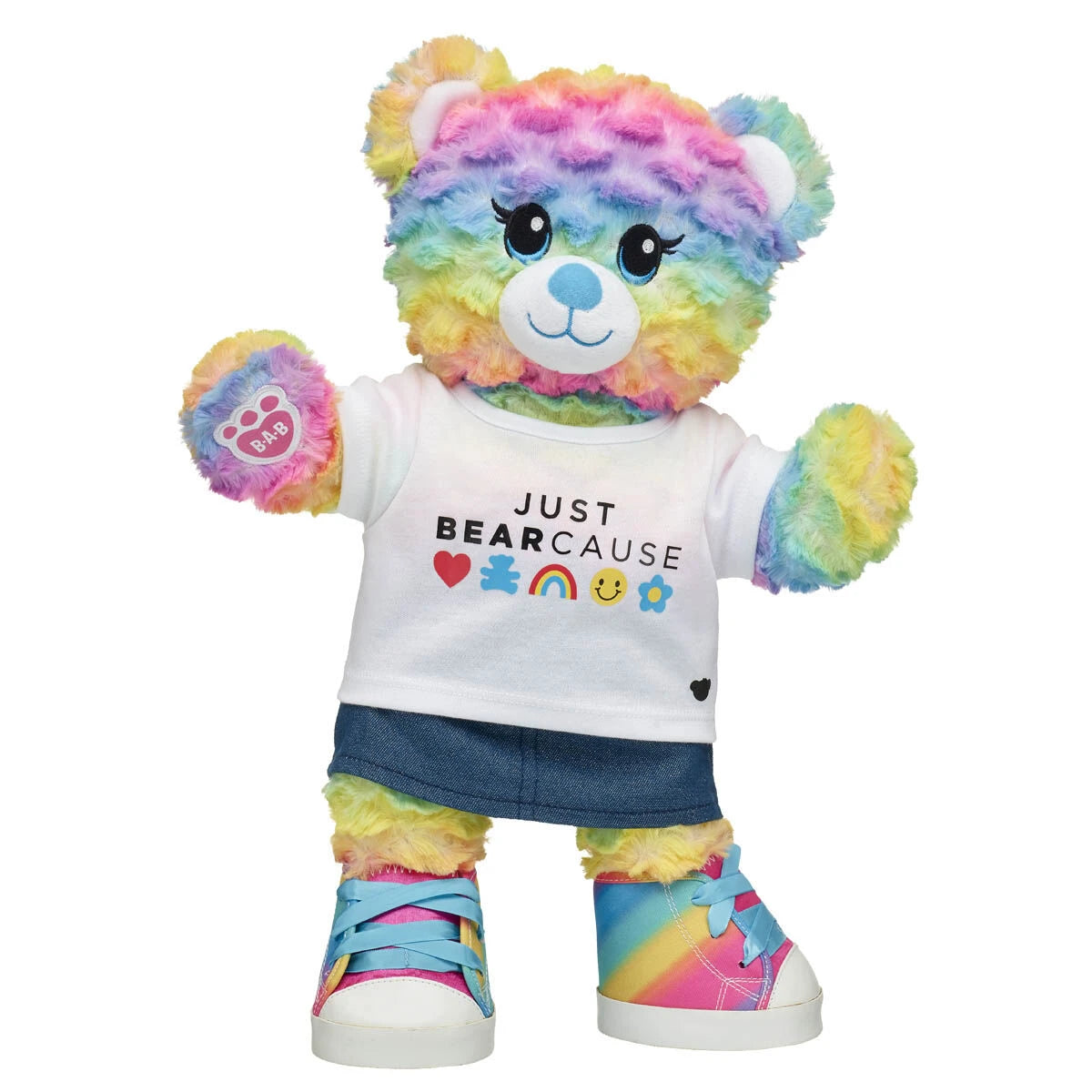 Rainbow Party Teddy Bear "Just Bearcause" Gift Set | Build-A-Bear® - US 9075