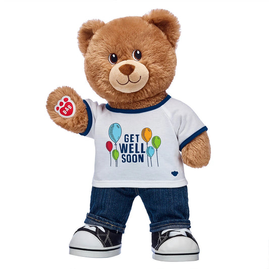 Lil' Cub® Brownie Teddy Bear "Get Well Soon" Gift Set | Build-A-Bear® - US 6712