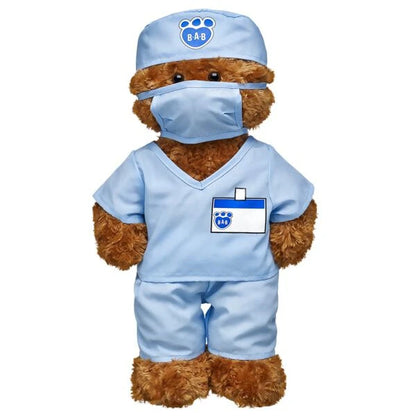 Blue Scrubs 4 pc. for Stuffed Animals | Build-A-Bear® - US 9894