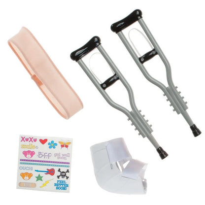 Silver Crutches Set 5 pc. for Stuffed Animals | Build-A-Bear® - US 4954