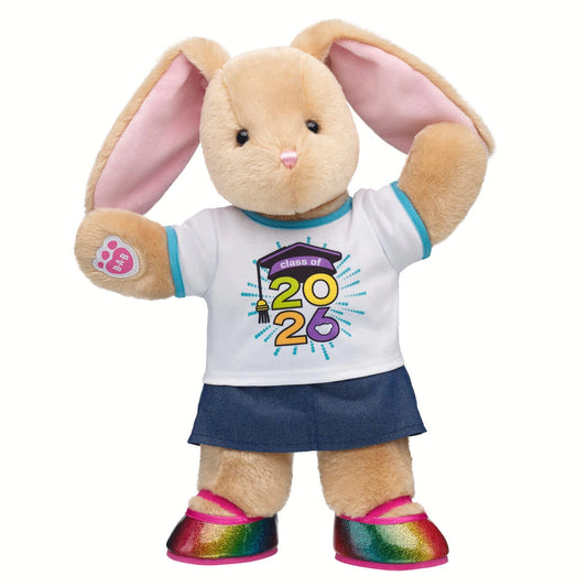 Pawlette Bunny Plush Class of 2026 Graduation Gift Set | Build-A-Bear - US 8819