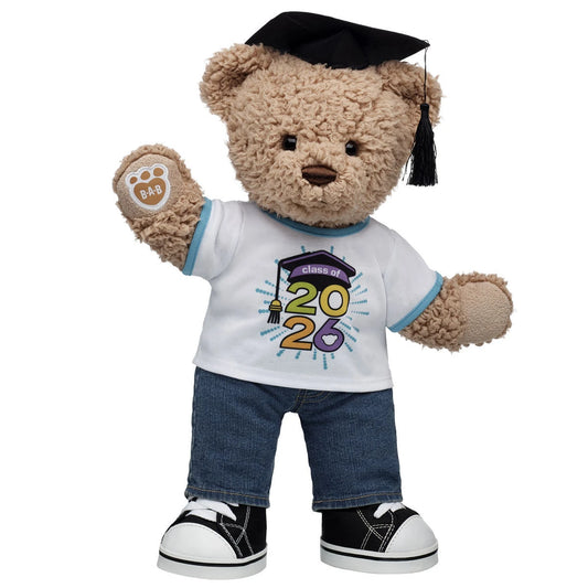 Timeless Teddy Bear Class of 2026 Graduation Gift Set | Build-A-Bear - US 5679