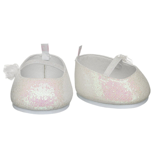 White Sparkle Flats for Stuffed Animals | Build-A-Bear® - US 9373