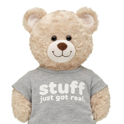 "Stuff Just Got Real" T-Shirt for Plush Toys | Build-A-Bear® - US 4615