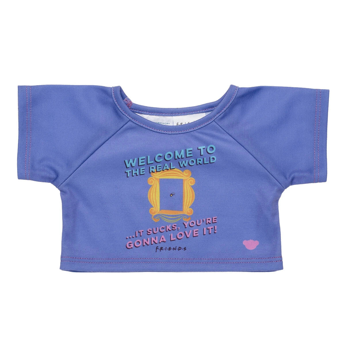 FRIENDS TV Show "Welcome to the Real World" T-Shirt for Stuffed Animals | Build-A-Bear® - US 7939