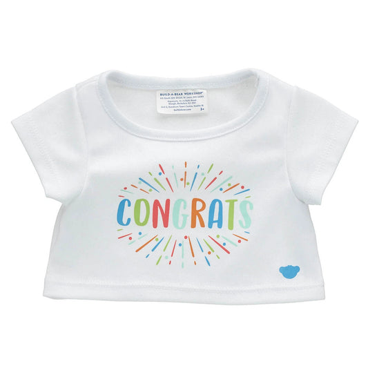Congrats Plush Toy T-Shirt | Build-A-Bear® - US 8110