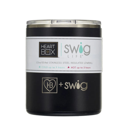 12 oz. HeartBox x Swig Life Stainless Steel Insulated Lowball | Build-A-Bear® - US 5814